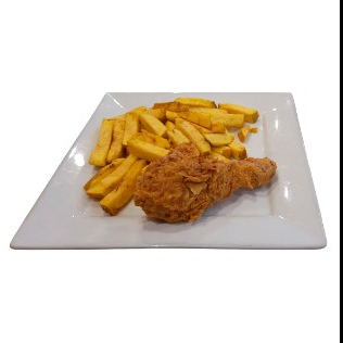 Pierna Broaster C/ Papas