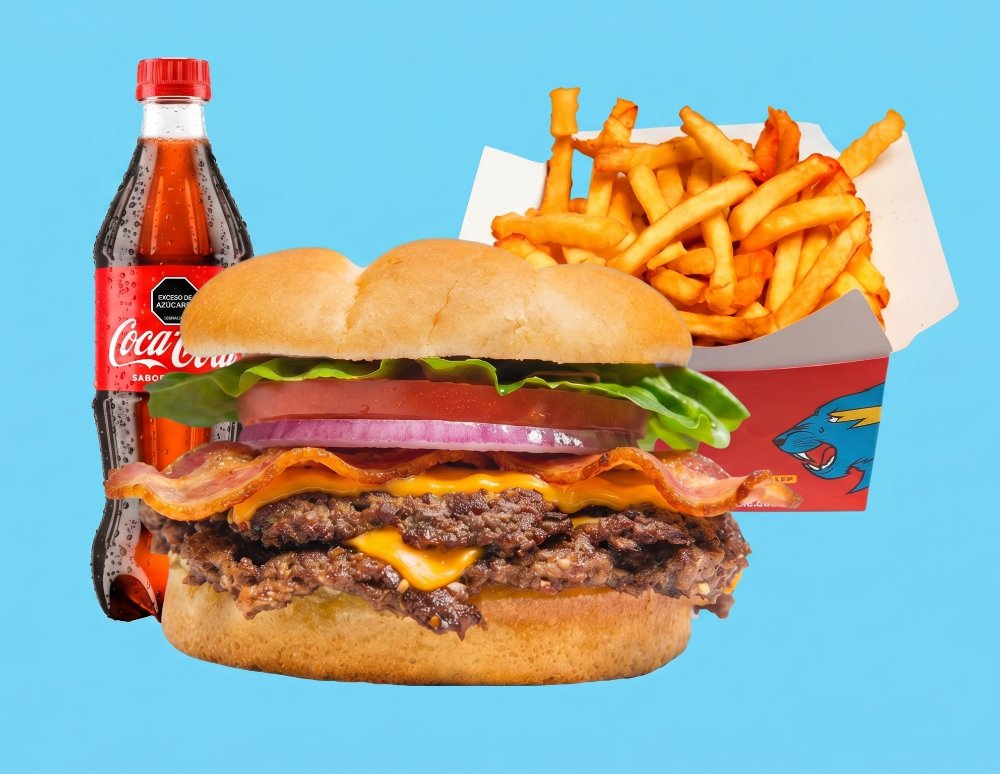 Single Bacon Burger Combo