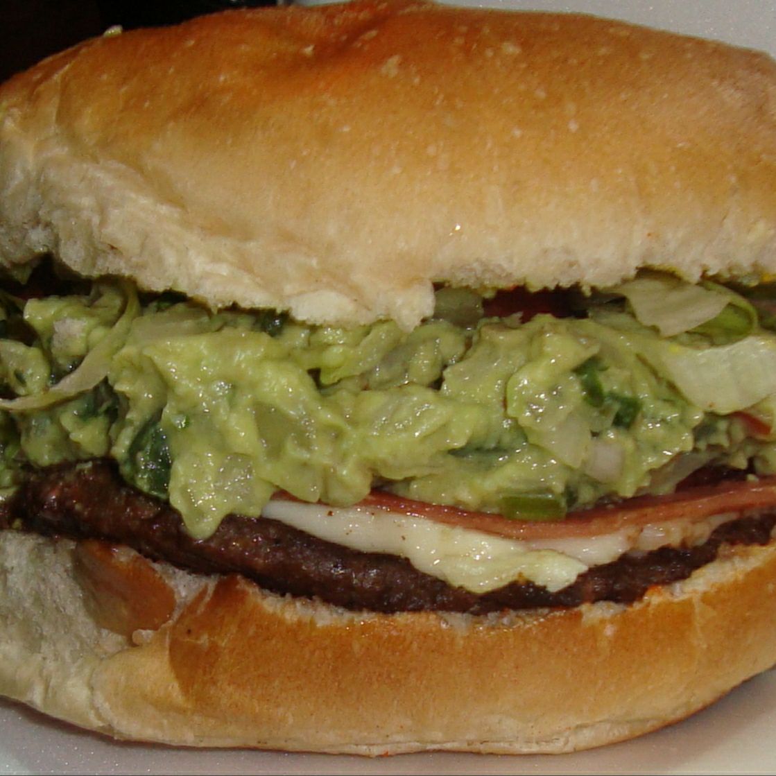 Hamburguesa con guacamole