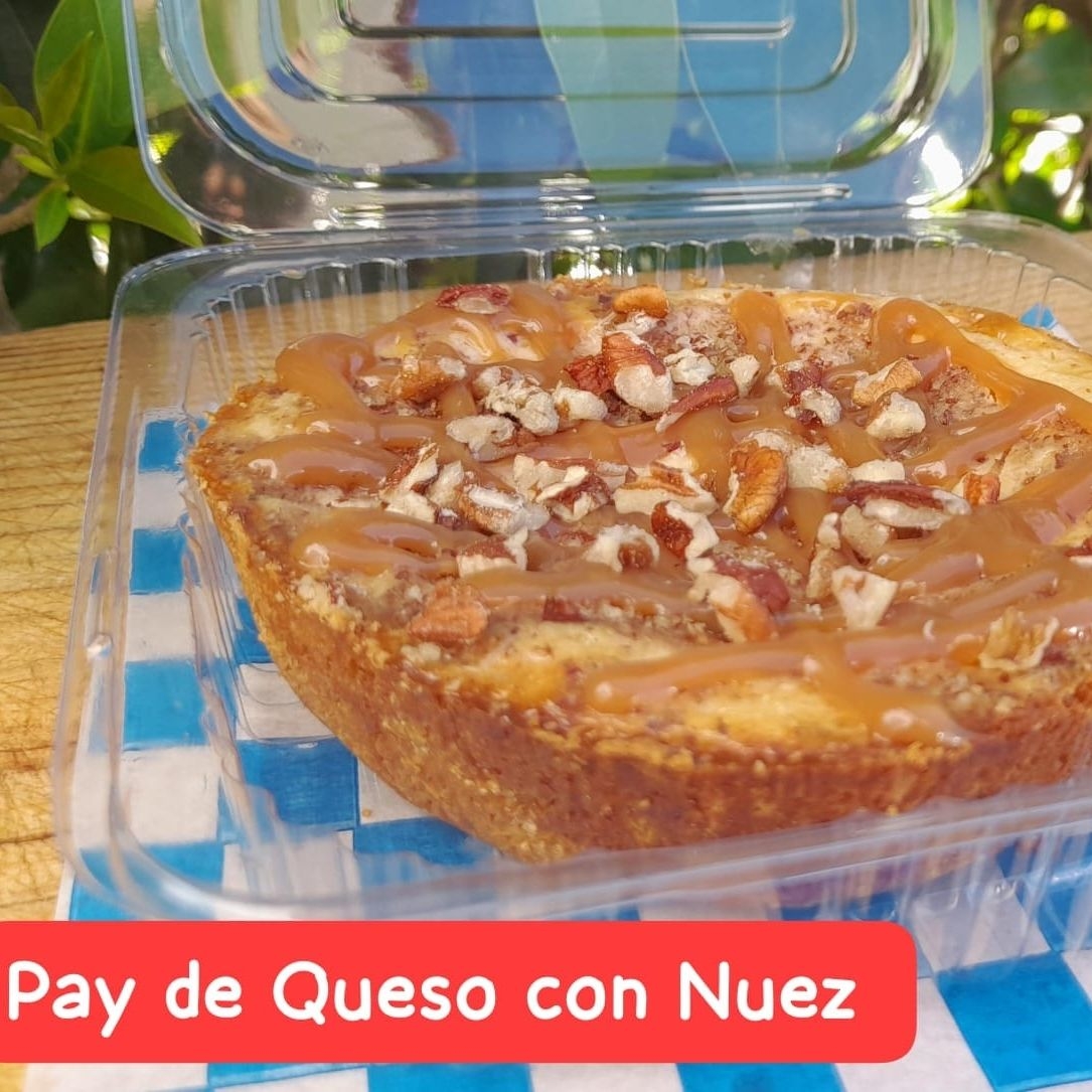 Pay de Queso con Nuez