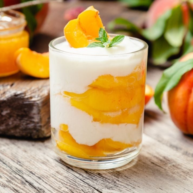 Duraznos con Crema