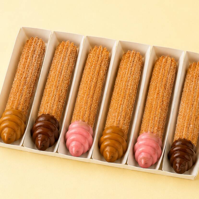 Mais churros, mais alegria! No Combo Família, você leva 6 churros bem recheados e paga apenas 5. Ideal pra compartilhar com a galera, curtir em família ou simplesmente garantir sua dose extra de doçura. Promoção imperdível!