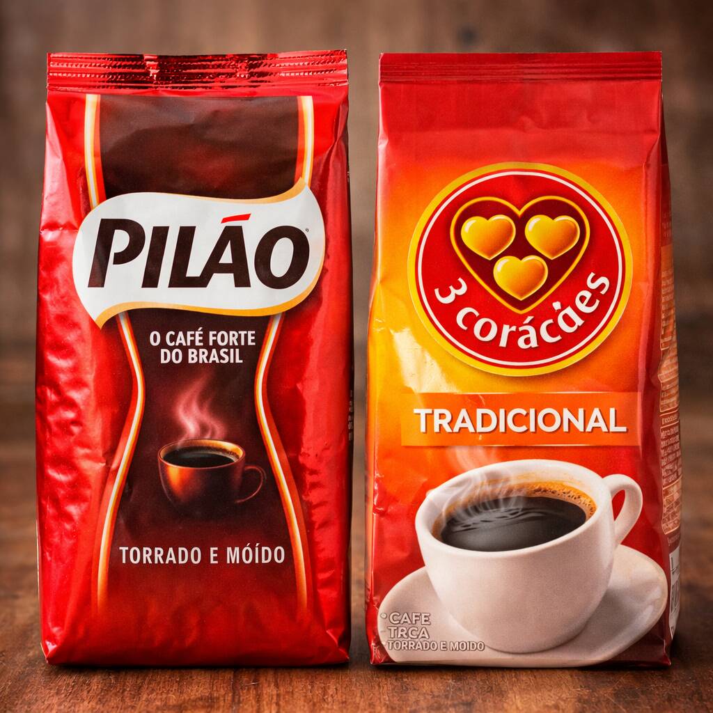 3 Corações ou Pilão, tradição e qualidade para todos os seus gostos!!