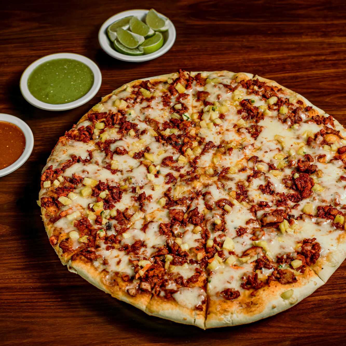 PIZZA PASTOR + AGUA FRESCA (1LT)