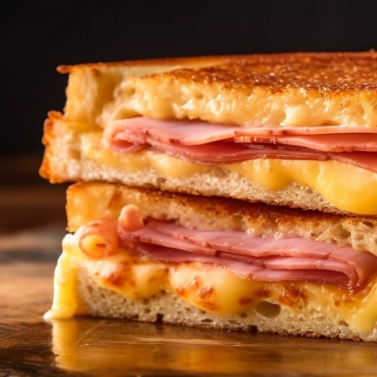 Pão Frances presunto e queijo