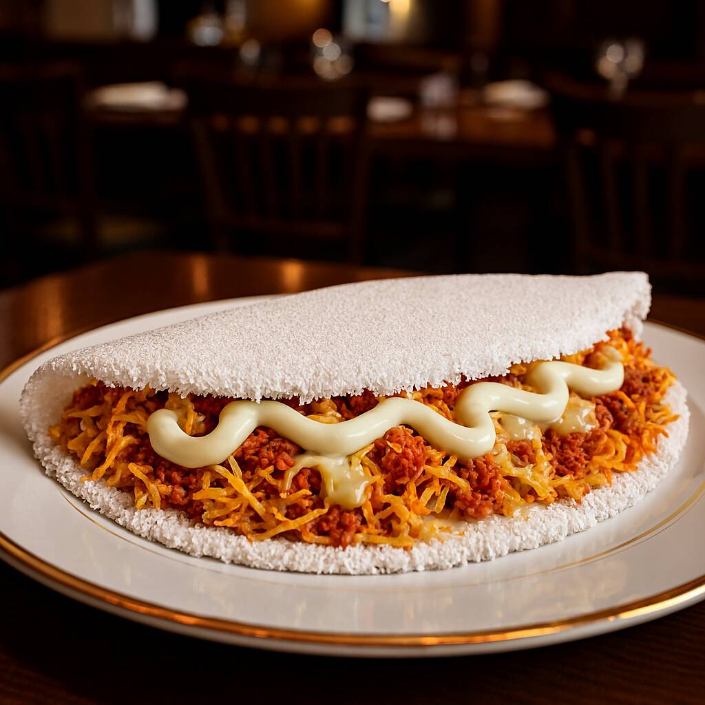 Massa Artesanal, Calabresa, Frango desfiado, Mussarela e Catupiry. Tags: pizza, hambúrguer, xis, sushi, churrasco, massas, tapioca, açaí, lanches, comida japonesa, comida chinesa, comida árabe, comida caseira, comida saudável, comida vegetariana, comida vegana, comida light, comida rápida, almoço, jantar, lanche, festa, sem glúten, sem lactose, sem açúcar, low carb, keto, fitness, nutritivo, b