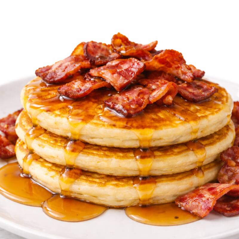 Hotcakes con Tocino