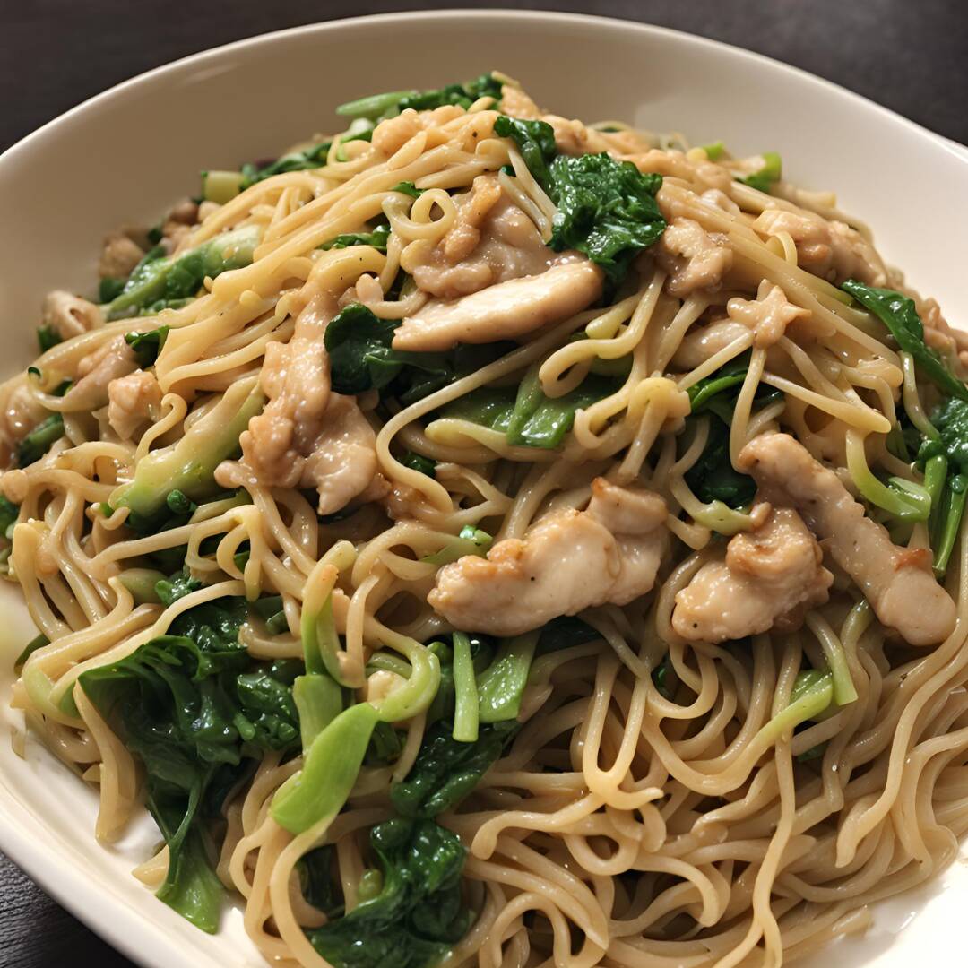 Chow Mein de Pollo