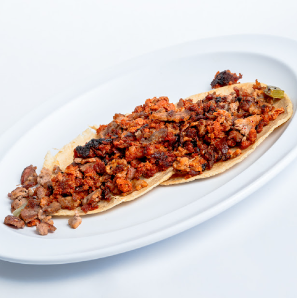 BISTEC C/CHORIZO (2)TACOS 160grs
