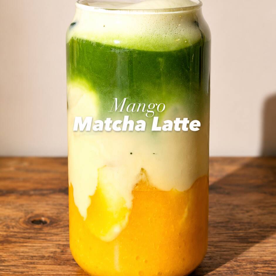 Matcha Mango Latte