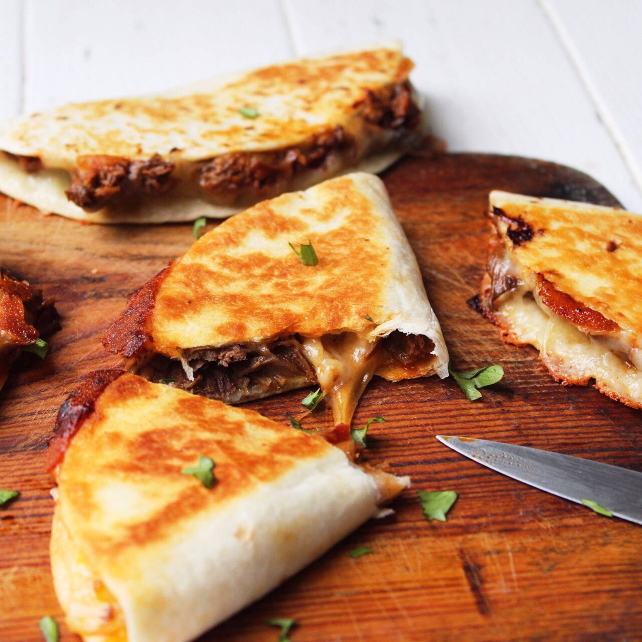 quesadilla campechana + bebida