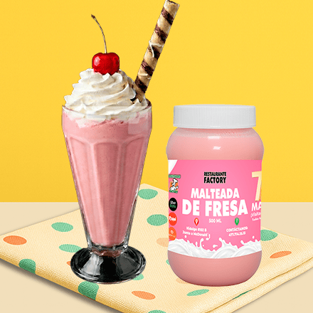 Malteada de Fresa