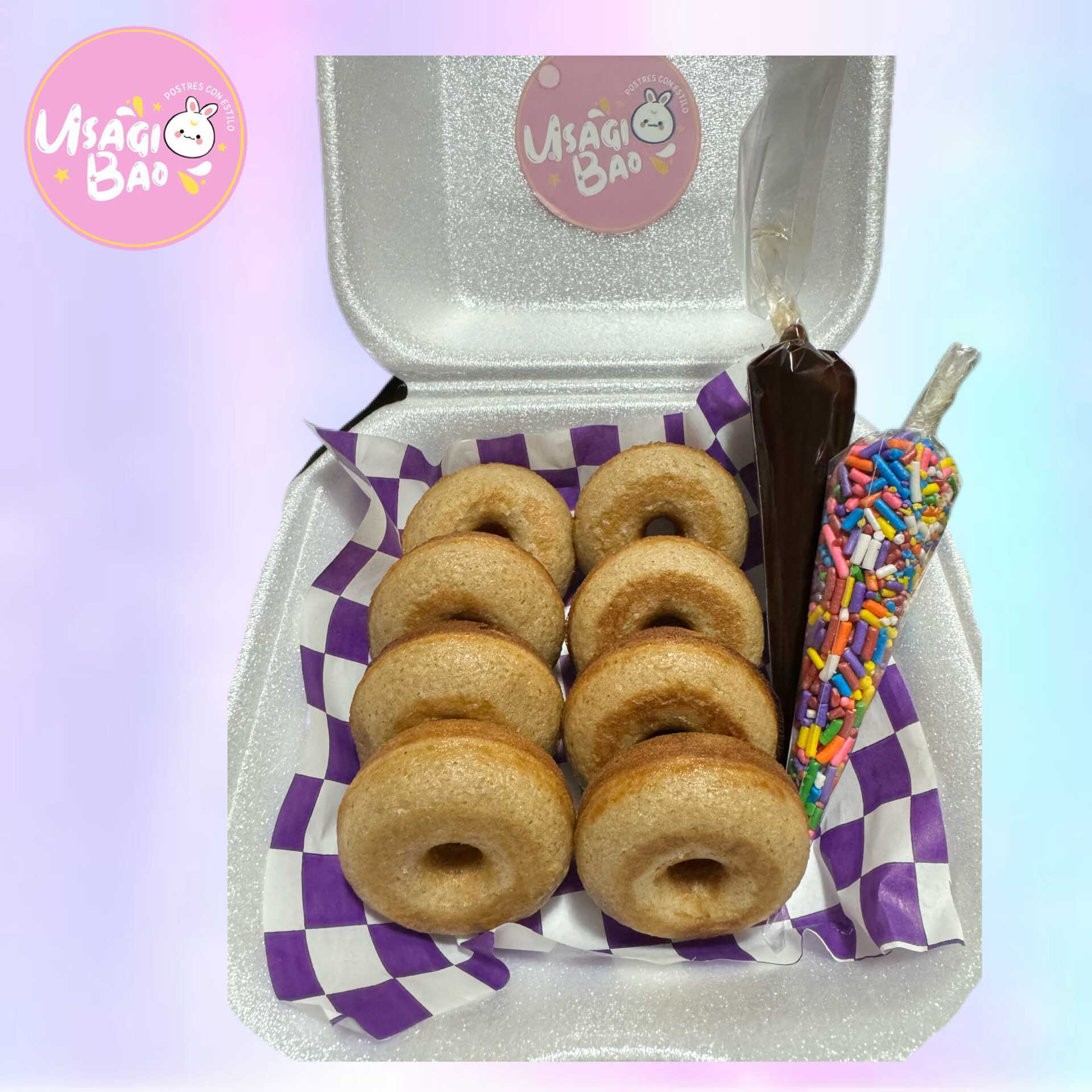 Donitas para Decorar con Chocolate