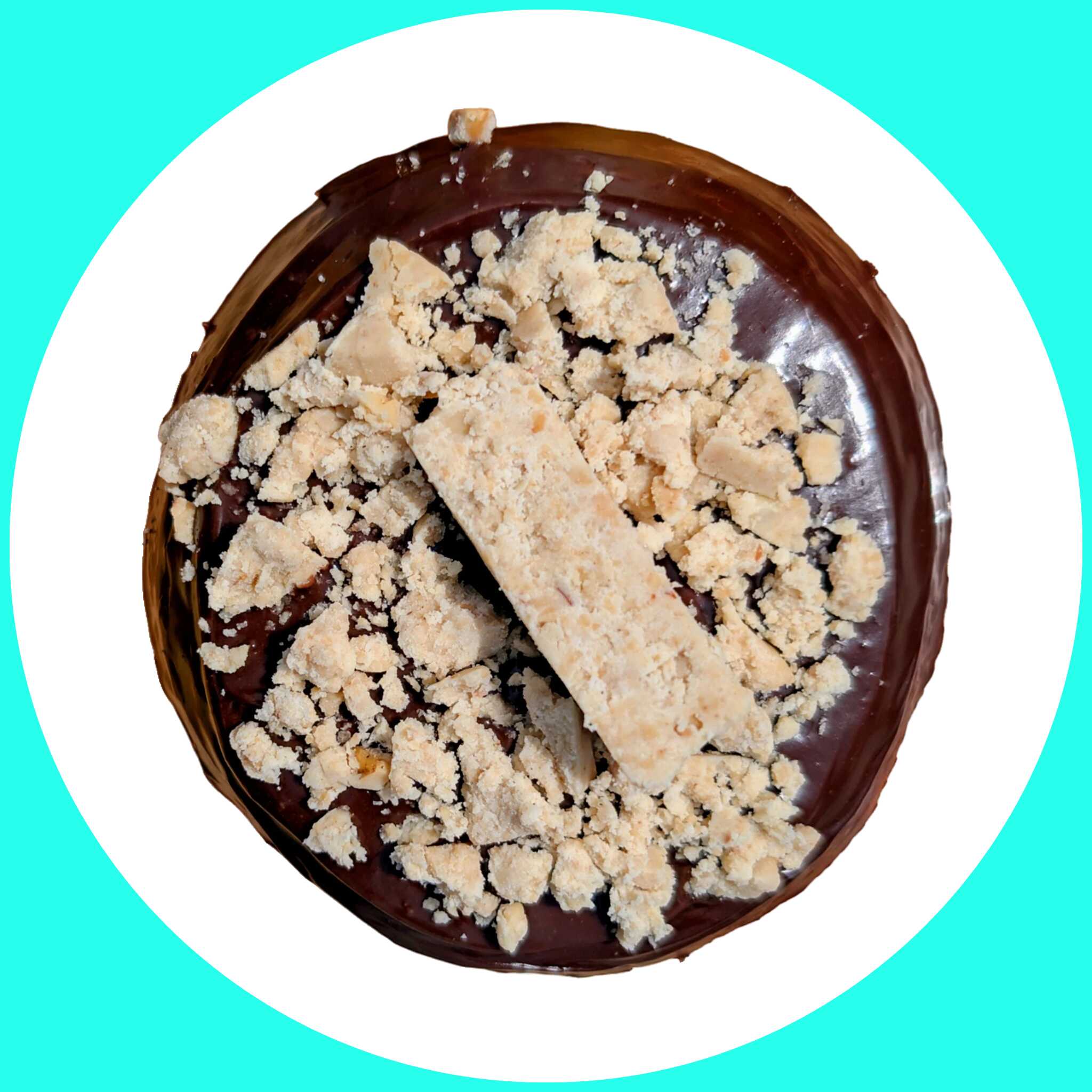 Dona chocolate Mazapan