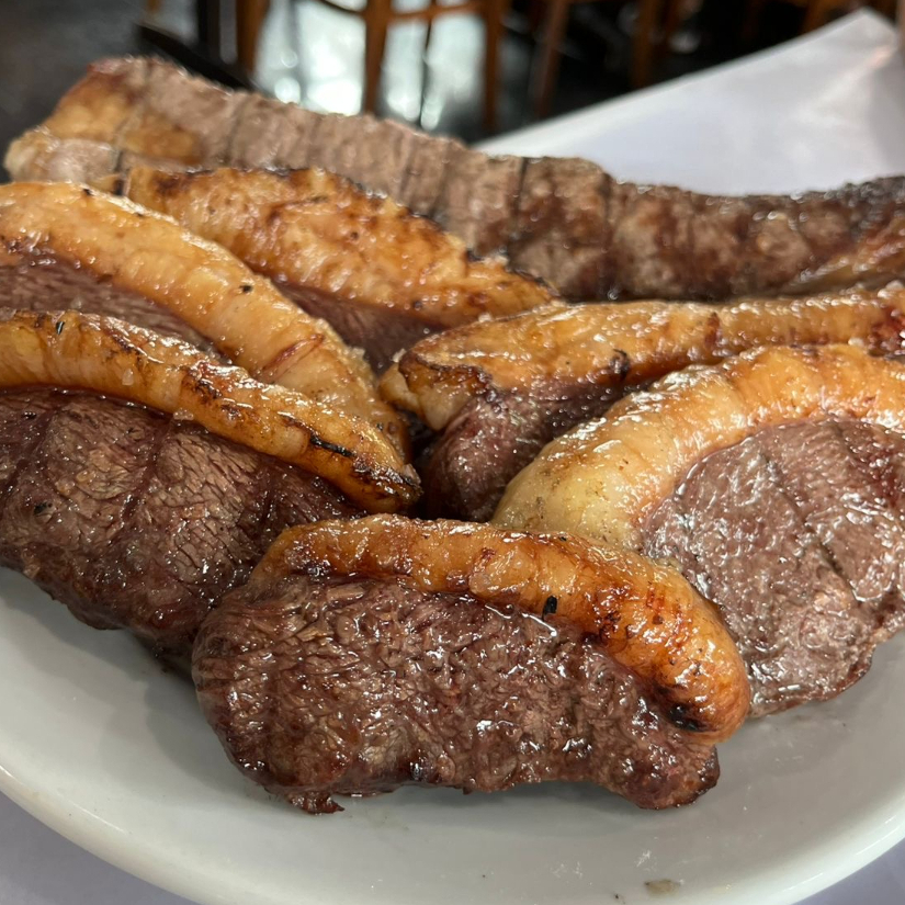 Opção de porção inteira ou 1/2 porção.