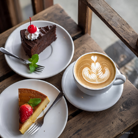 Latte + Postre :)