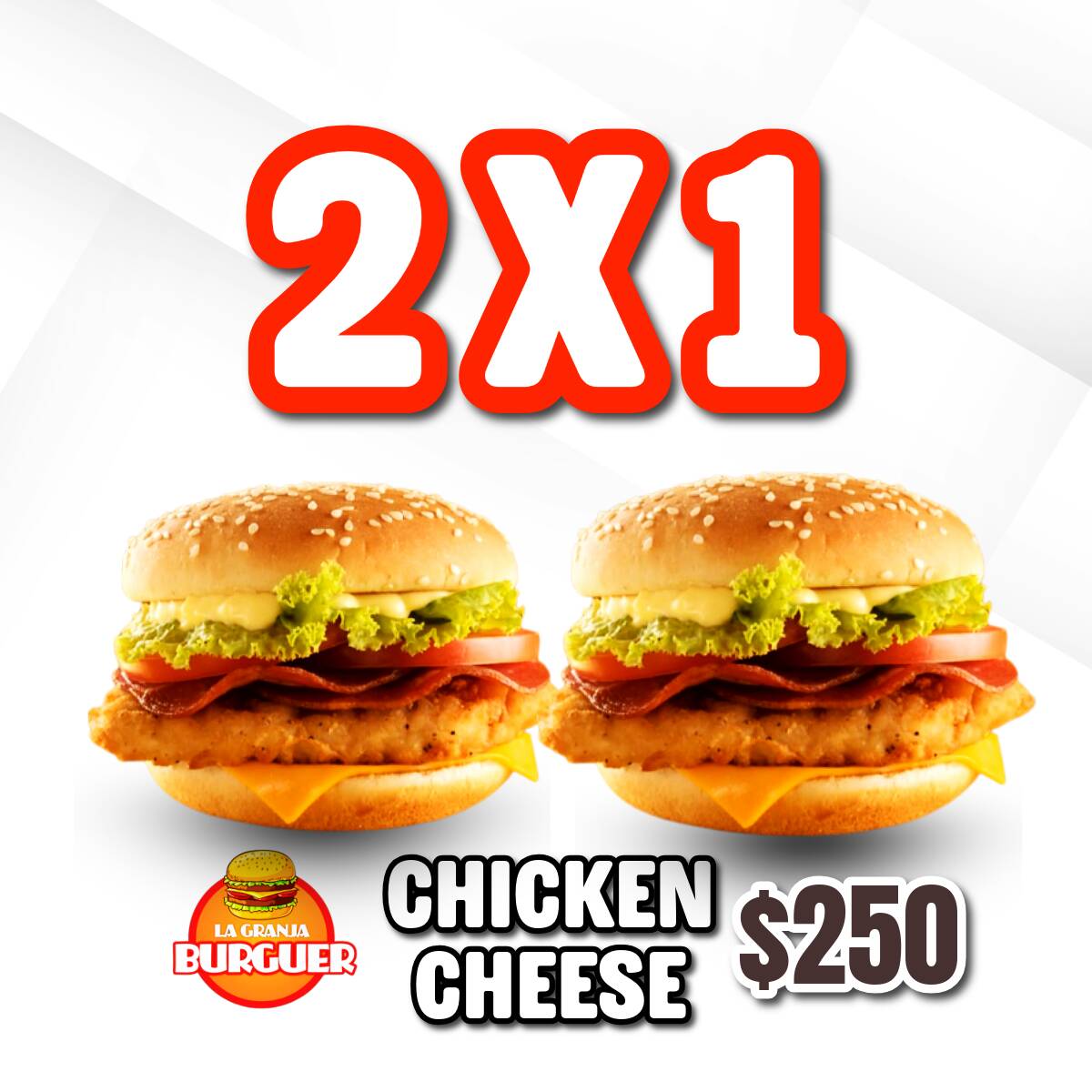 2 X 1 Combo Chicken Cheese