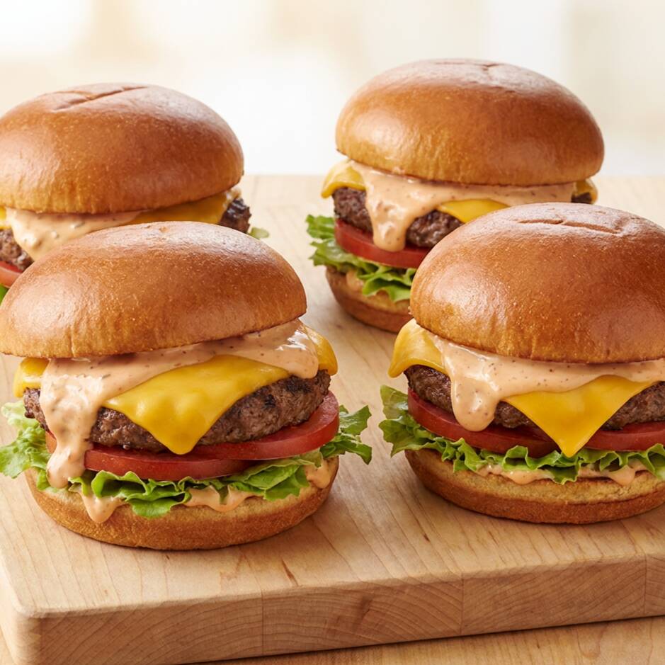 Cuatro Hamburguesas de Picaña
