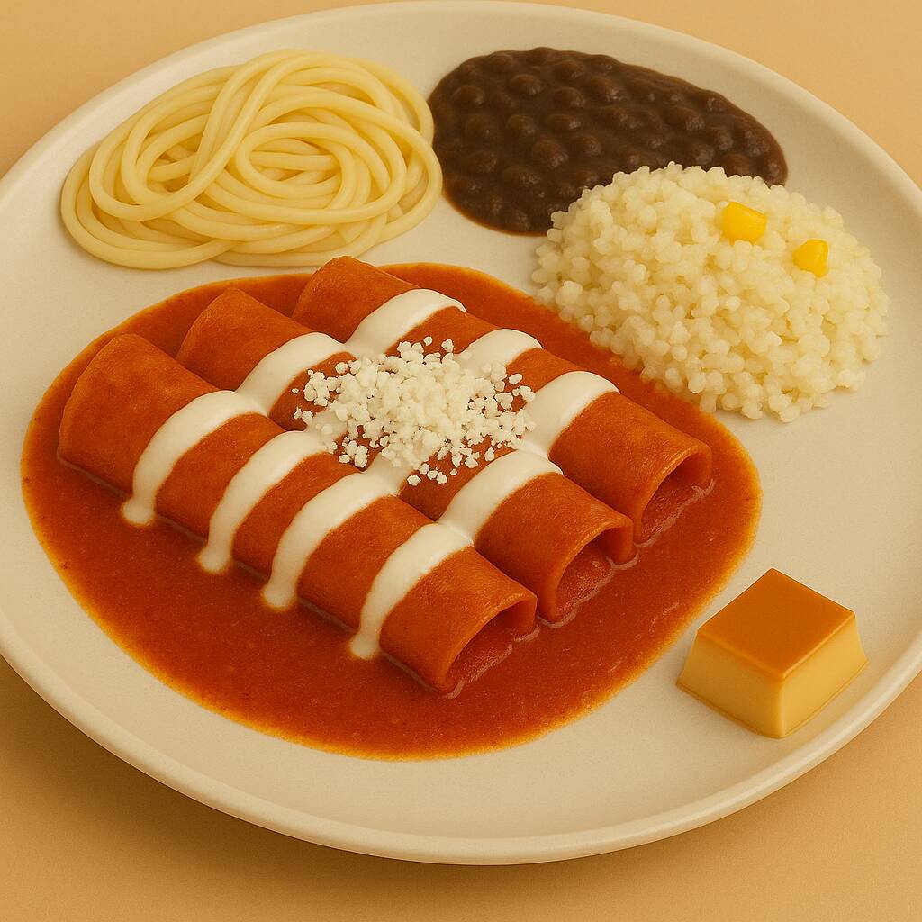 Comida corrida - Enchiladas Rojas