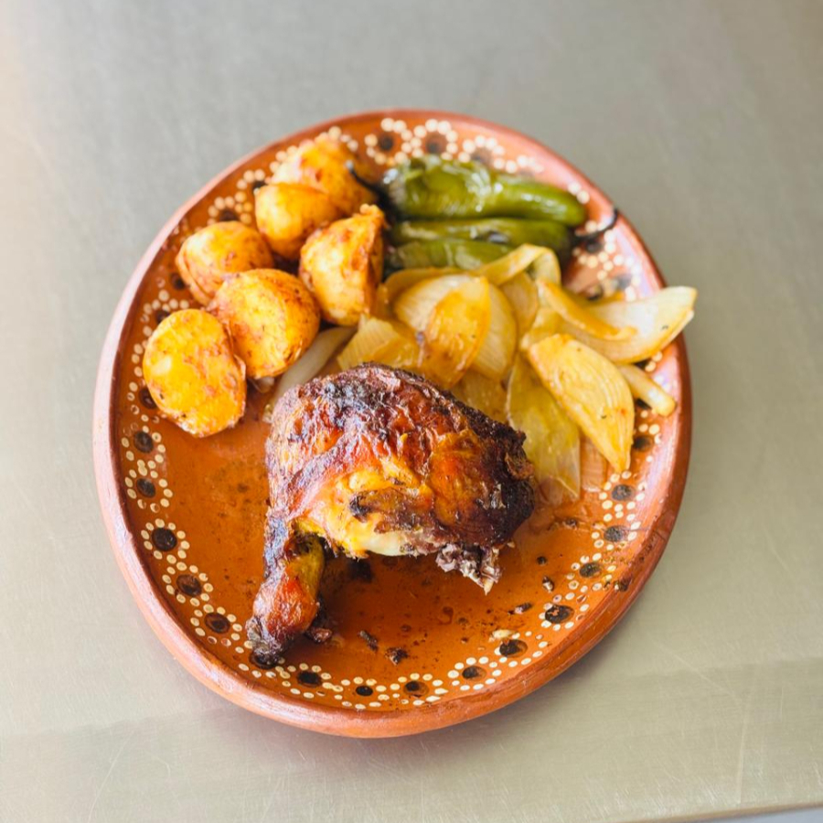 1/4 DE PIERNA DE POLLO MEDIANO