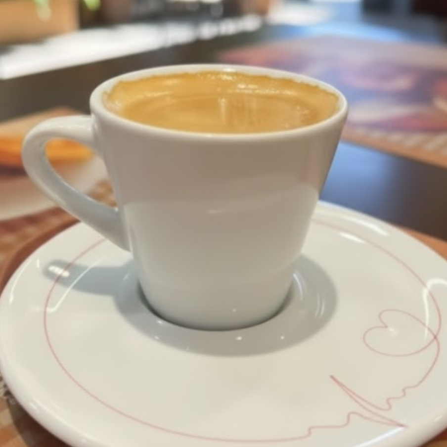 Café coado no filtro