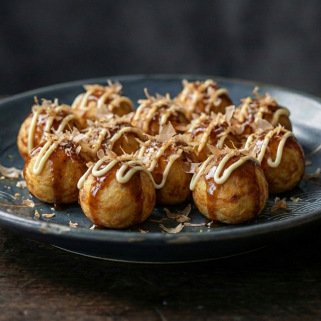 Takoyaki de Camarón - 16pcs