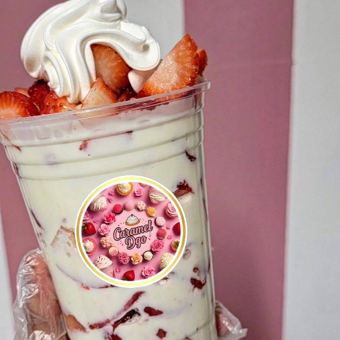 Fresas con crema