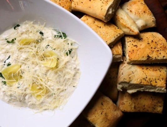 Dip de Queso con Alcachofa