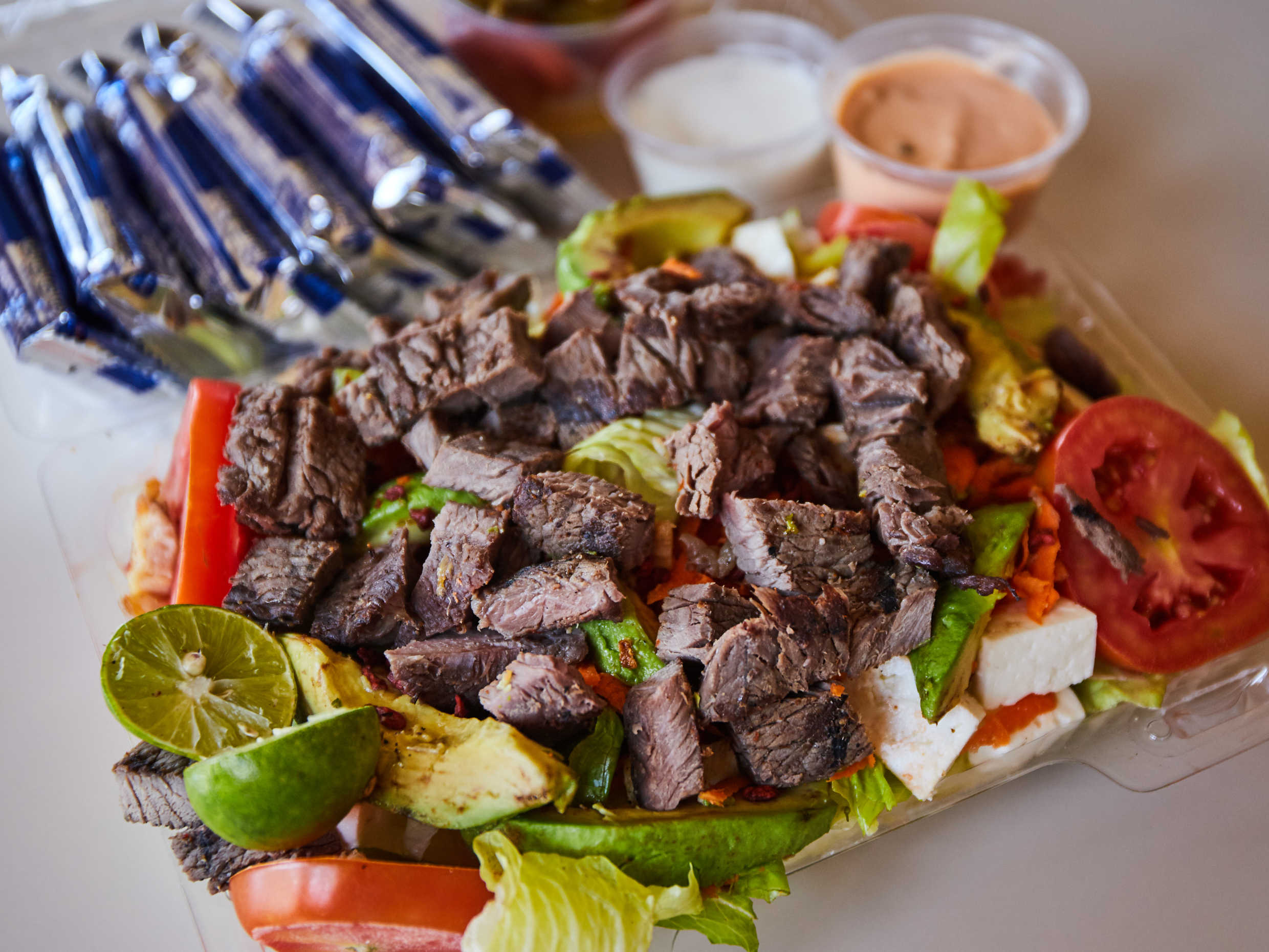 Ensalada con Carne
