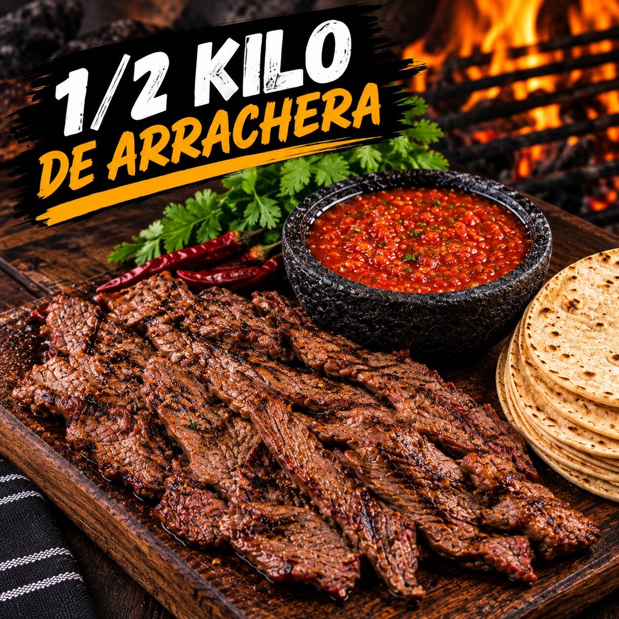 1/2 Kg de Arachera Asada