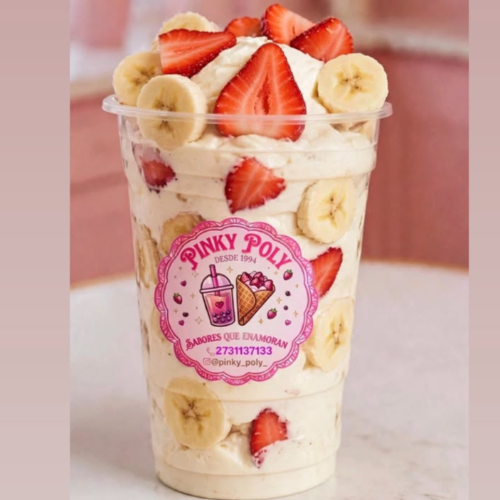 Pinky Fresas con Plátano