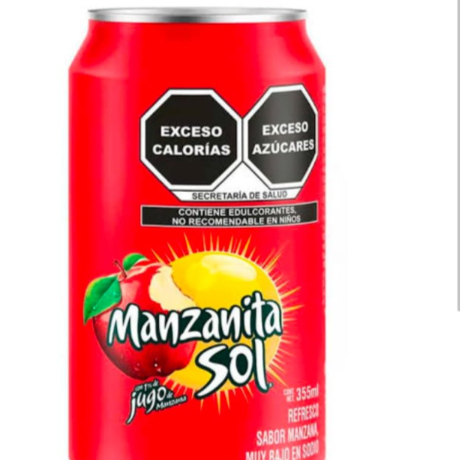 Soda Manzanita Bote 355ML.