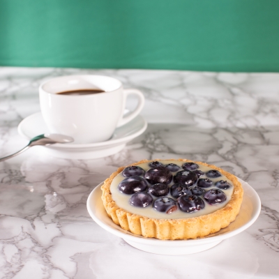 Tarta de Moras con Chocolate Blanco 130g