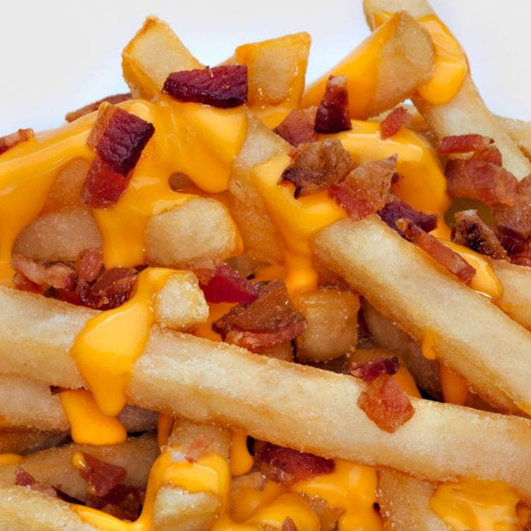 Desfrute da combinação perfeita de batata frita, cheddar e bacon! Uma opção perfeita para qualquer momento. Aproximadamente 300g