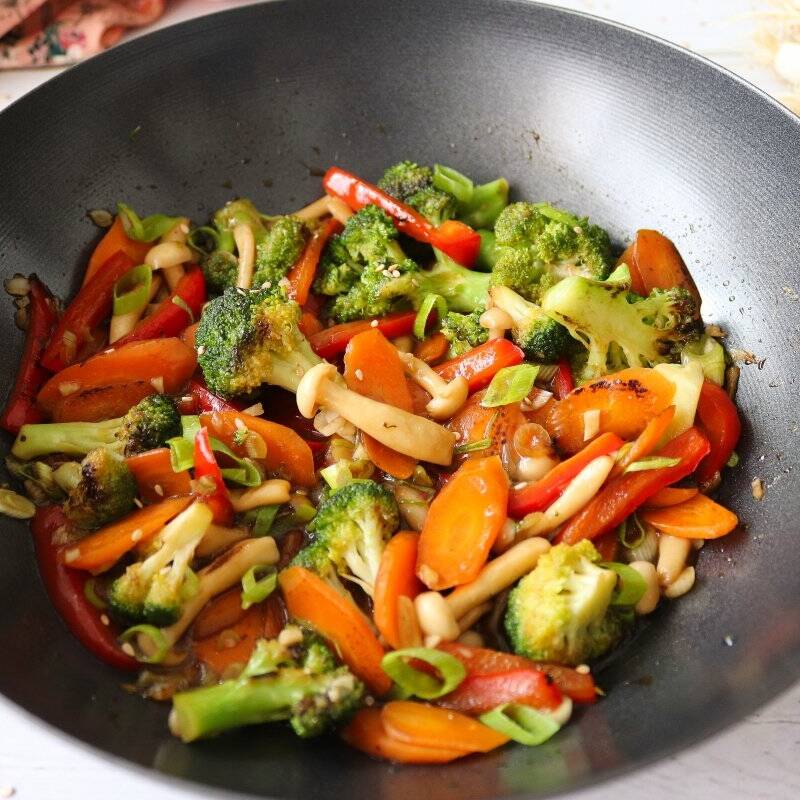 Verduras Salteadas al Wok