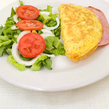 Omelette con Jamón y Queso