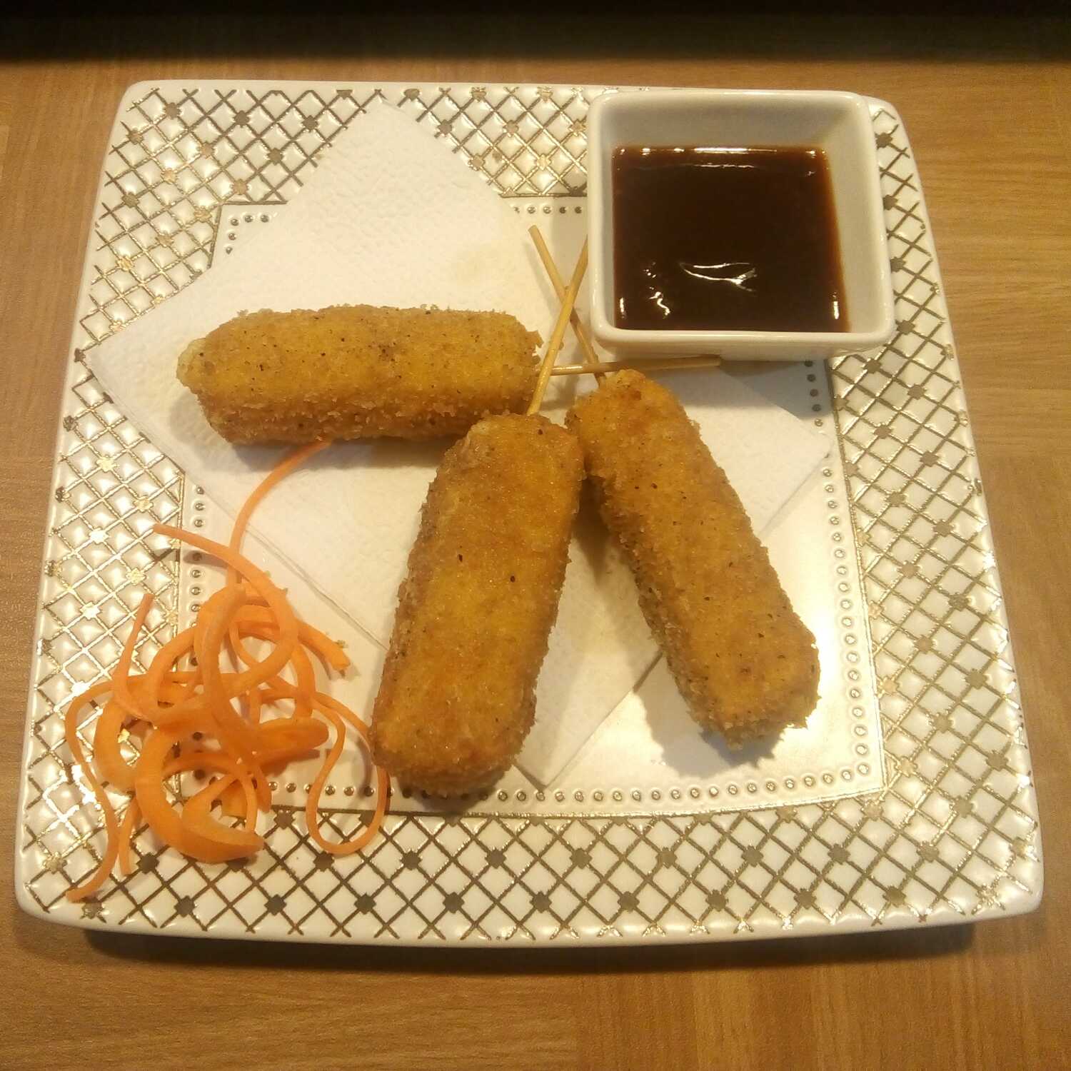 Kushiage de Queso