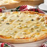 MOLHO, MUÇARELA, PROVOLONE, PARMESÃO, CATUPIRY , AZEITONA E ORÉGANO.