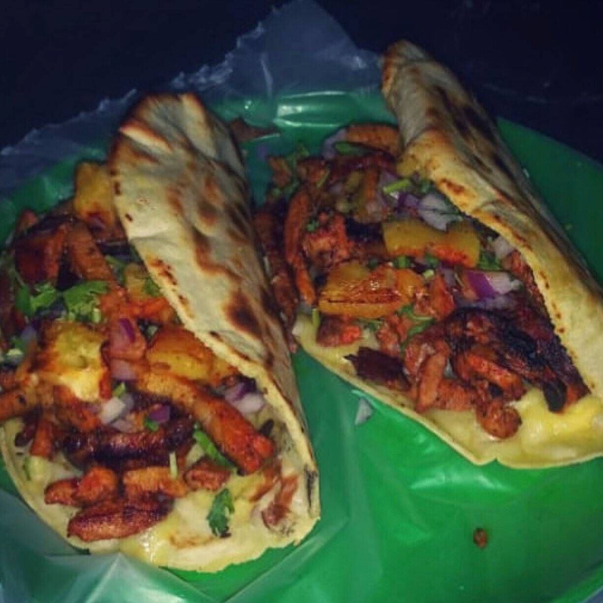 Quesataco de Maíz de Pastor
