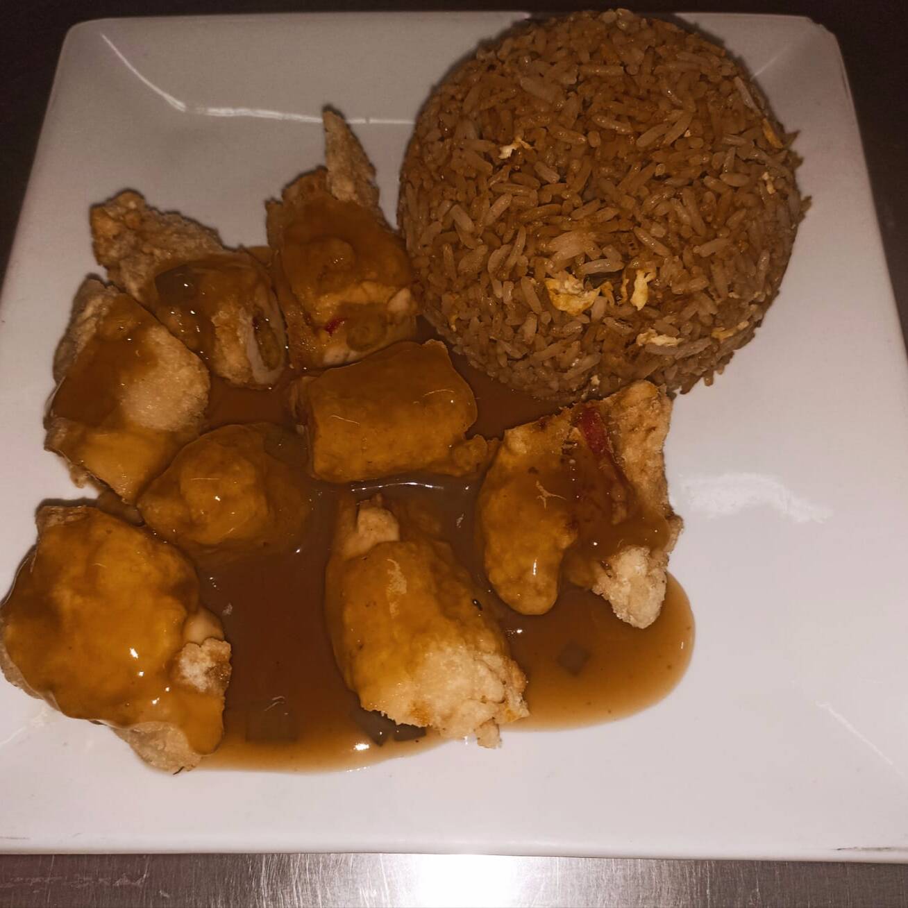 pollo enrollado sin verduras