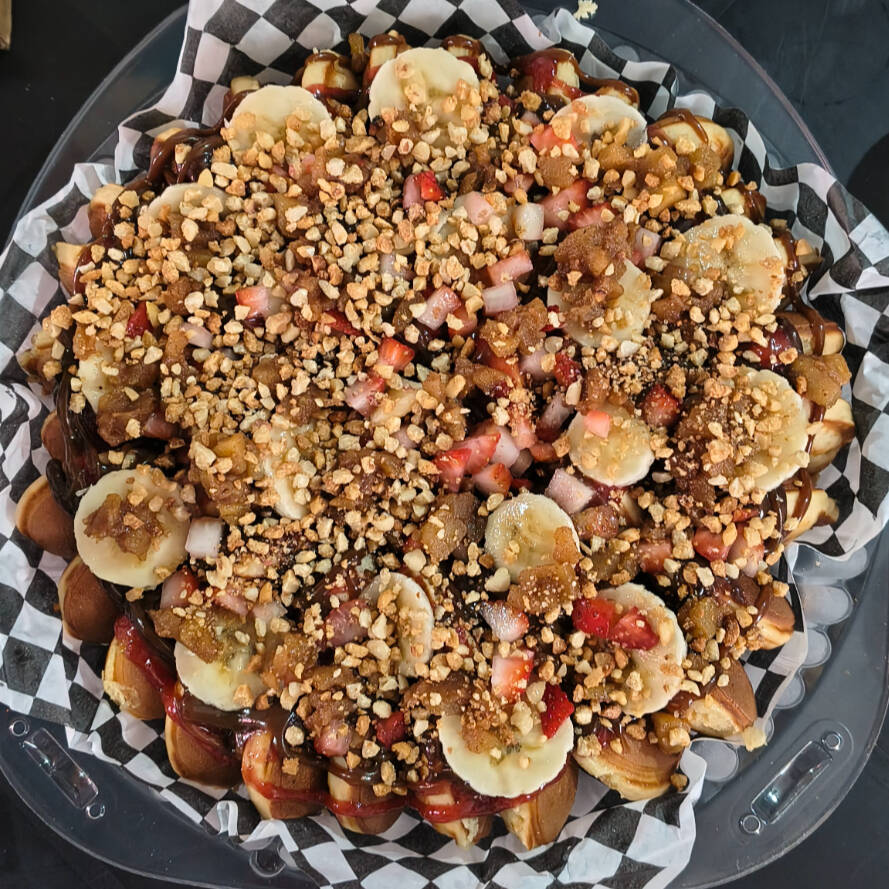 Mini Hotcakes Avena/Platano Charola de 50 Pz