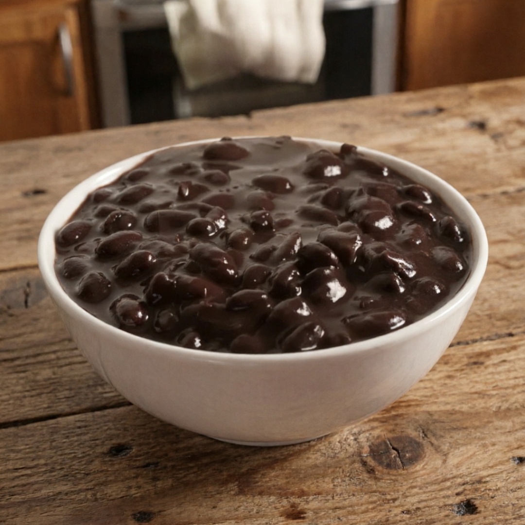 Deliciosa porção de feijão preto - 400gr