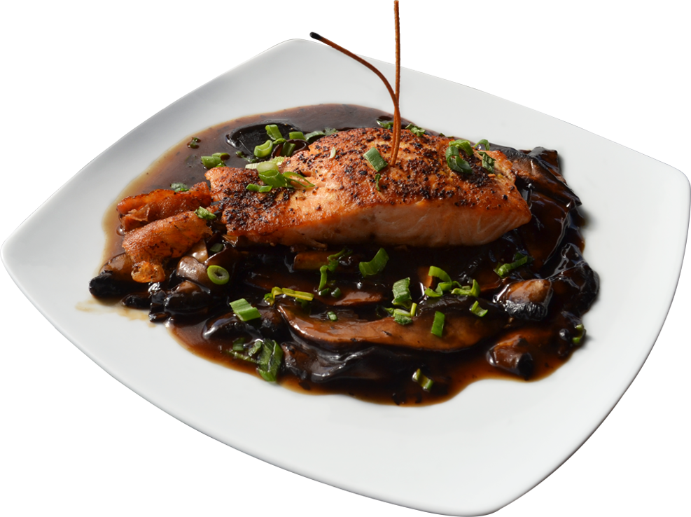 Salmon Portobello