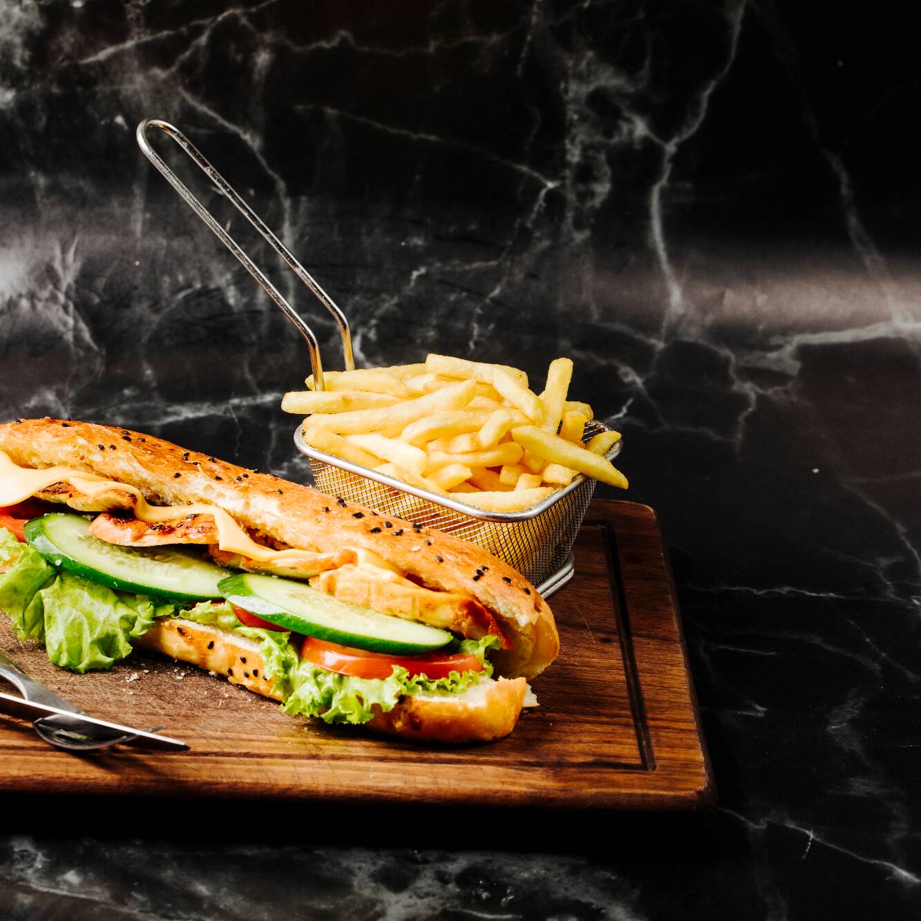 Baguette Milanesa Express