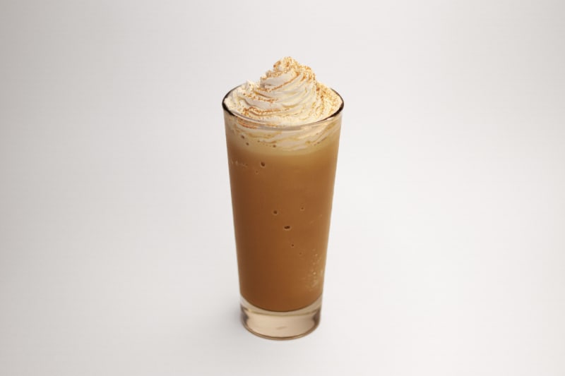 Cappuccino frappé.