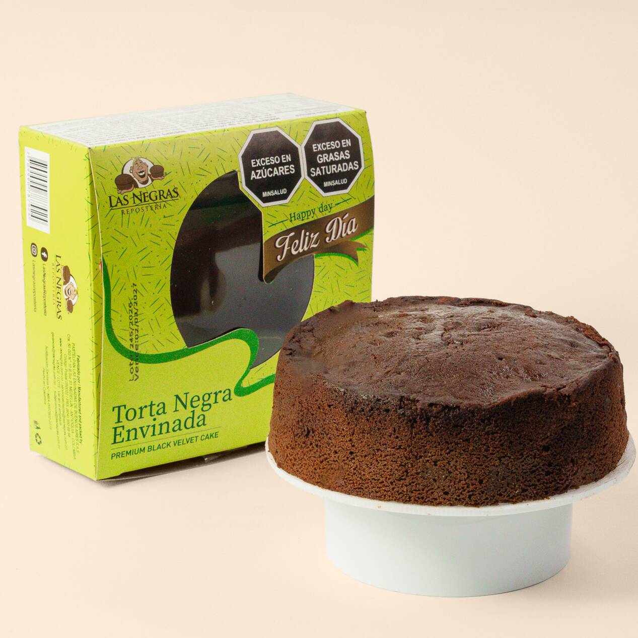 Torta Negra Envinada 12 Porciones