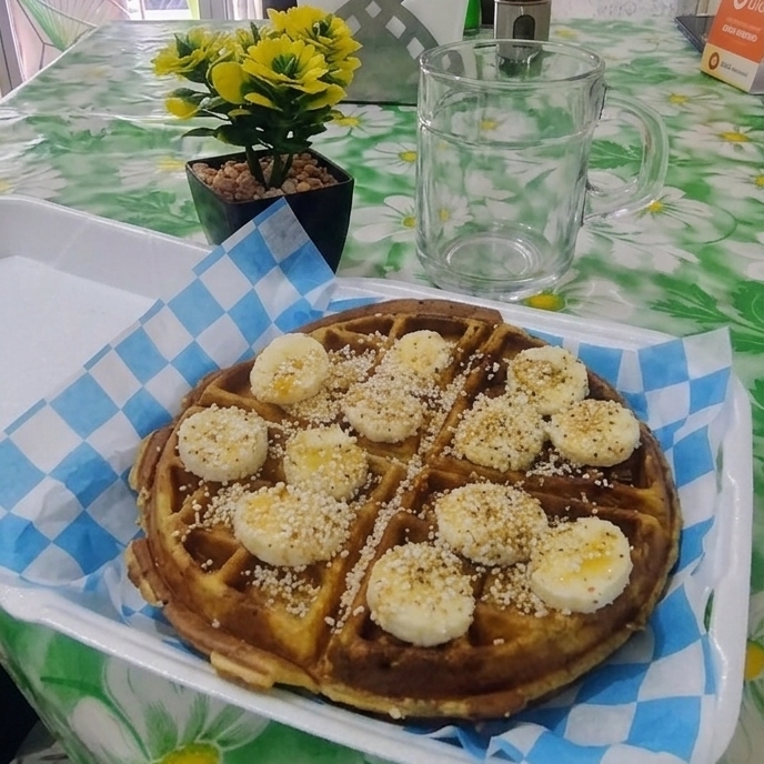 Waffle y Malteada