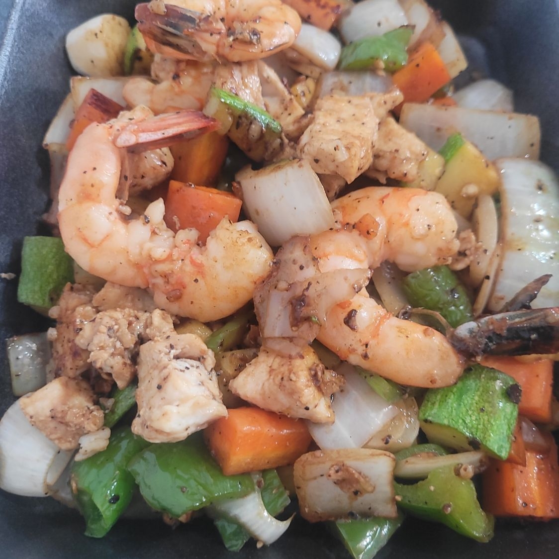 Teppanyaki de Camarón