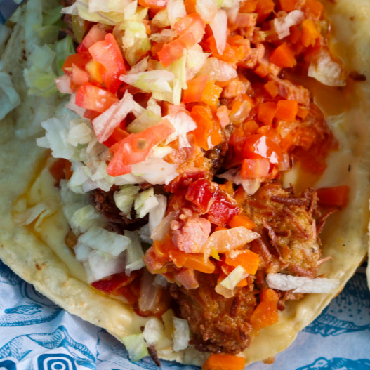 Del Puerto (Camarón a la Coco + Marlin estofado)