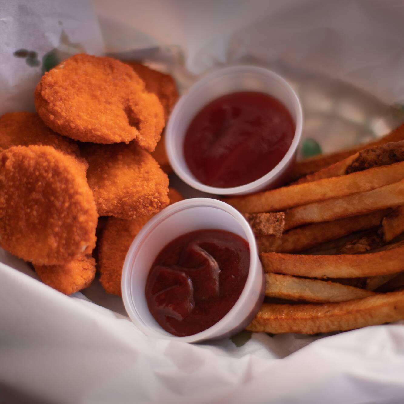 Nuggets con Papas